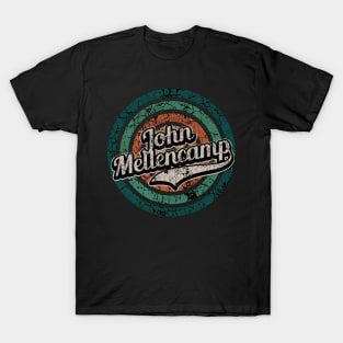 John Mellencamp // Retro Circle Crack Vintage T-Shirt